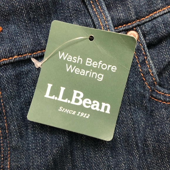 L.L. Bean Woman's Blue Denim Jeans - Picture 4 of 13